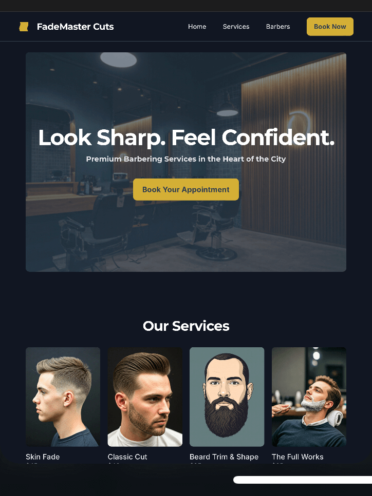 FadeMaster Cuts Barbershop Preview